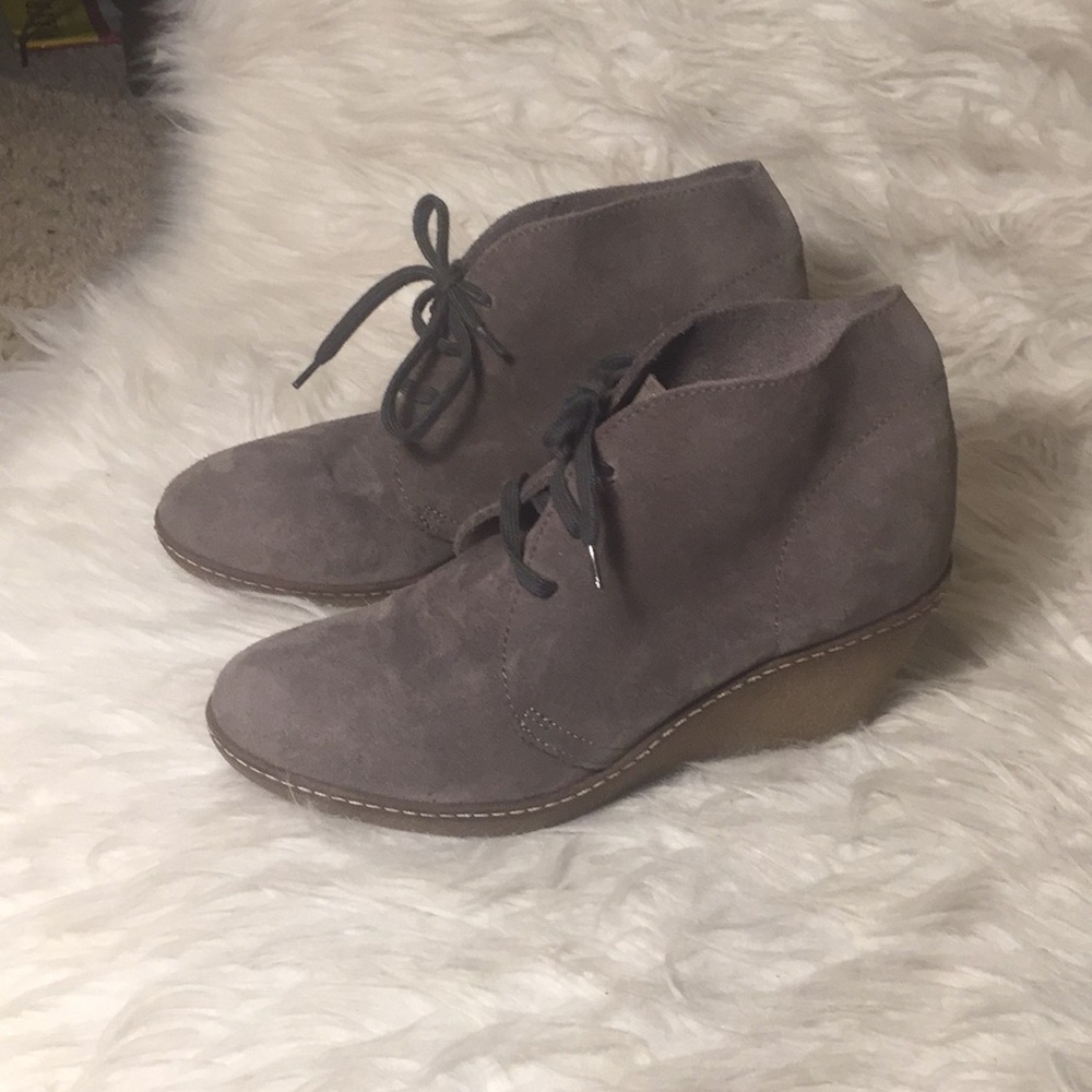 J crew macallister suede wedges